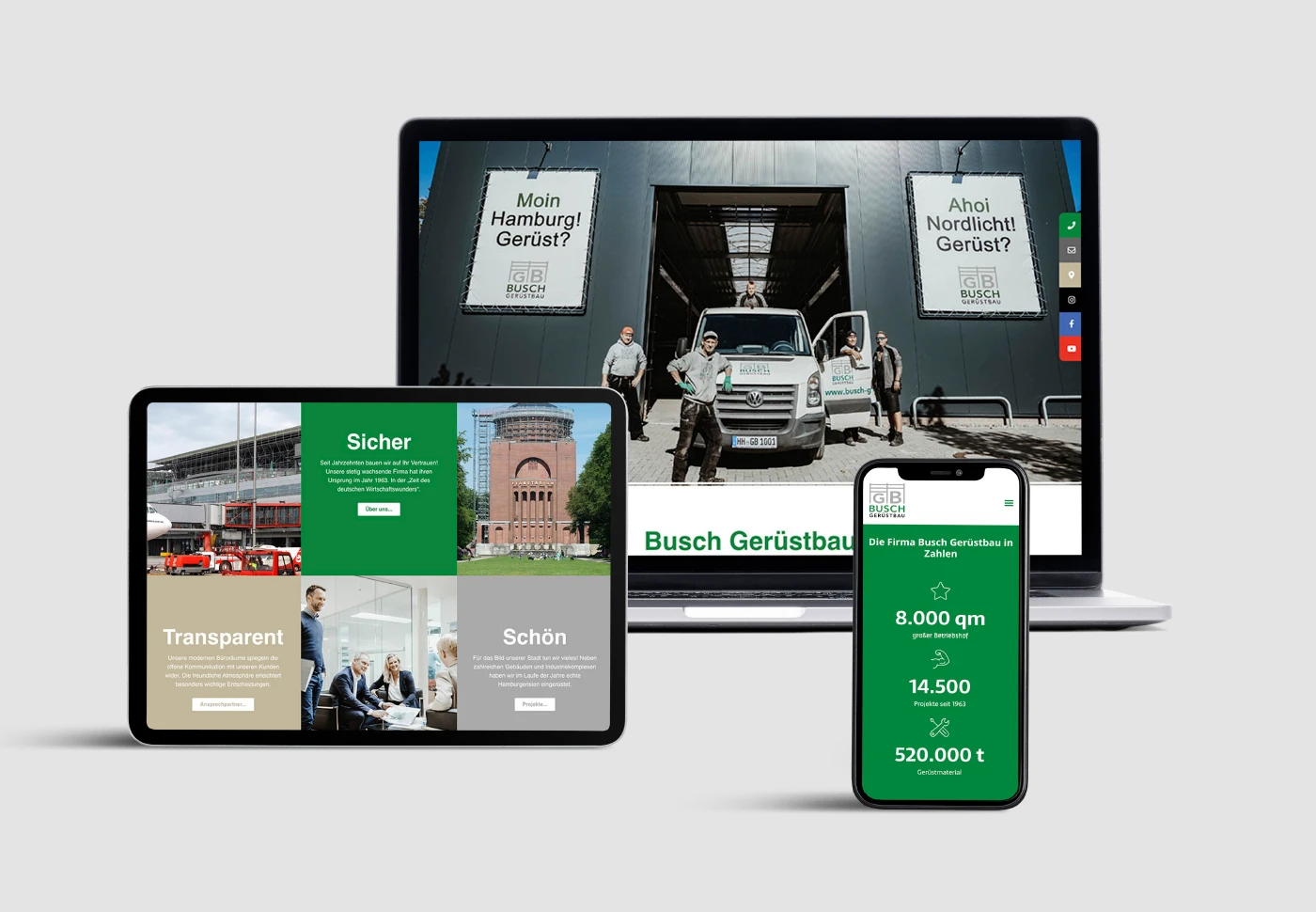 BUSCH Gerüstbau · Website