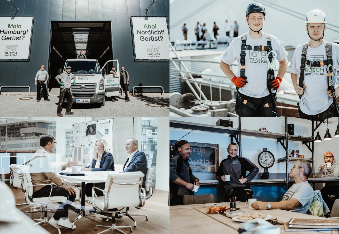BUSCH Gerüstbau · Fotoshooting Recruiting Kampagne