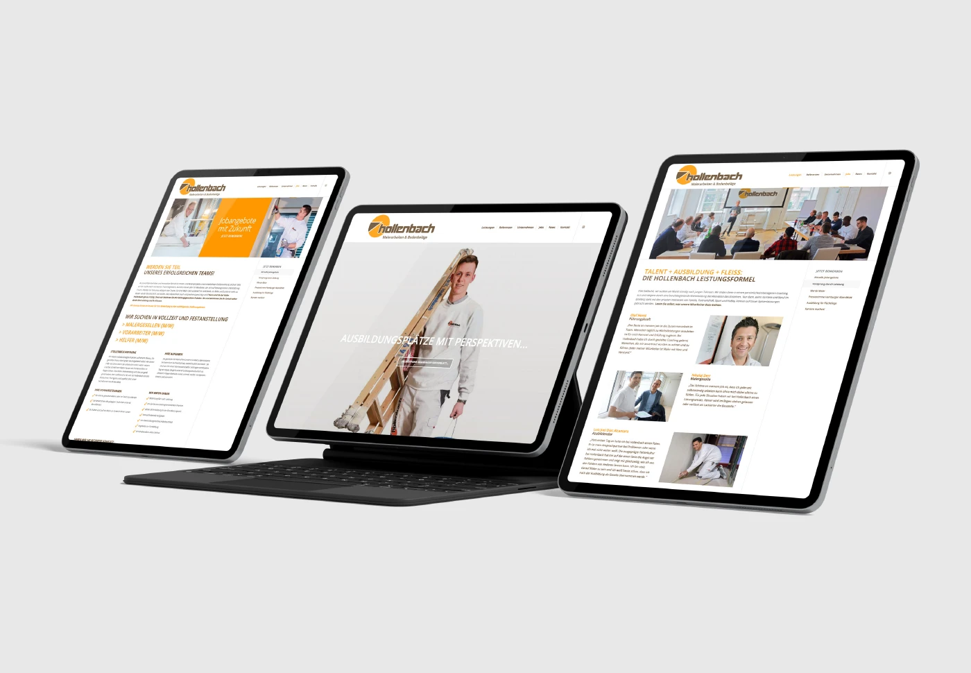 Hollenbach Malerarbeiten · Website (Recruiting)