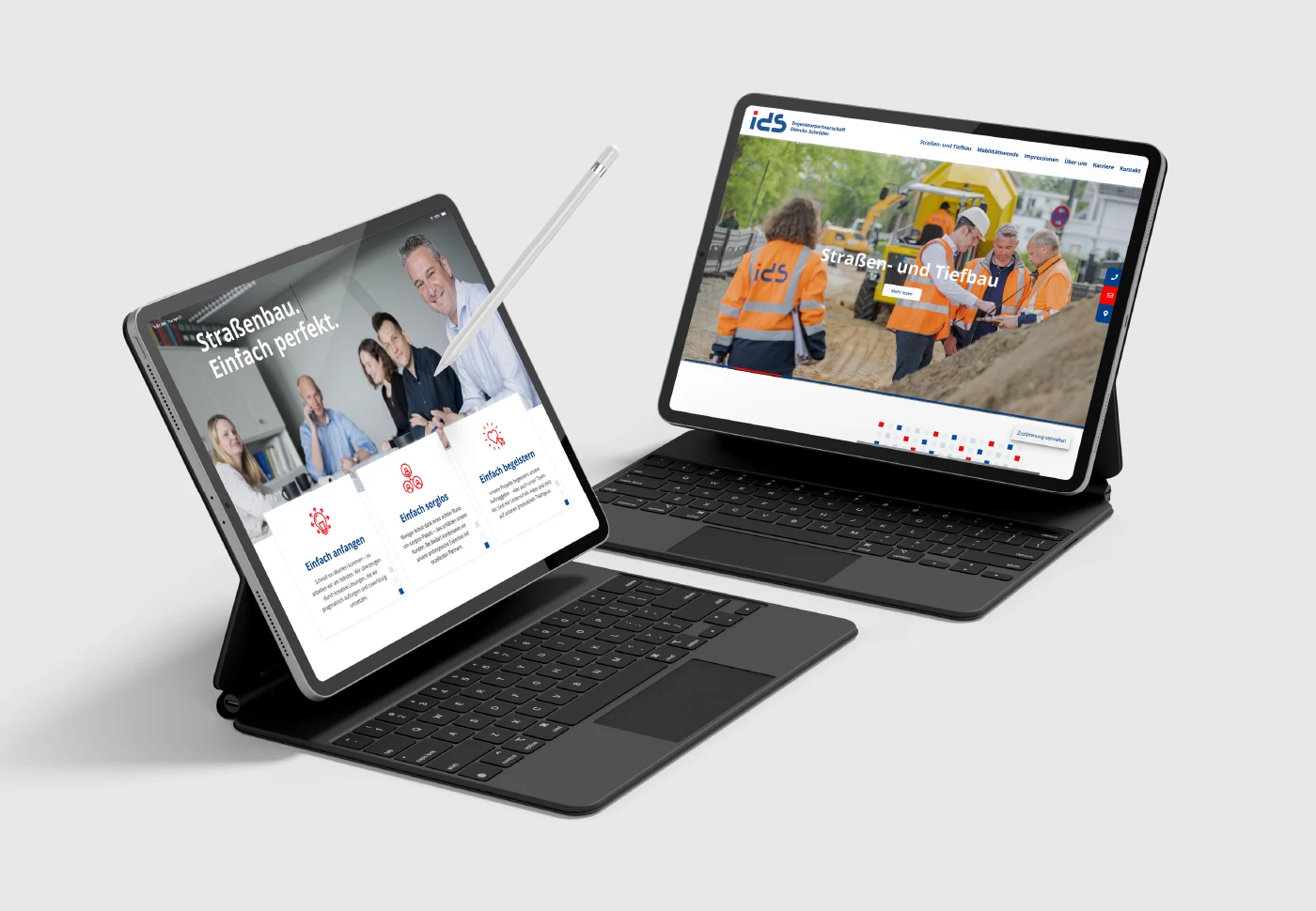 ids Straßen- und Tiefbau · Website